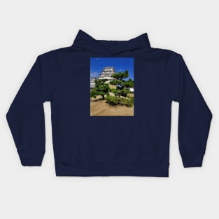 Japanese castle Kids Hoodie